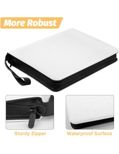 Carpeta de Tarjetas TradingBinder 720 Bolsillos Blanco 2