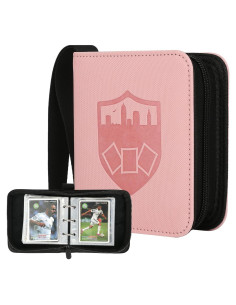 Carpeta de Tarjetas GERMUN 1 Pocket Rosa 80 Bolsillos