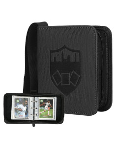 Carpeta de Tarjetas 1 Pocket TRBINDER Negra 80 Bolsillos