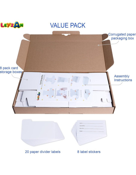 Caja de Almacenamiento Leyzan para 800 Toploaders
