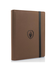 Carpeta de Tarjetas Fabmaker 360 Bolsillos Marrón