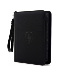 Carpeta de Tarjetas Fabmaker 4 Bolsillos 320 Tarjetas Negra