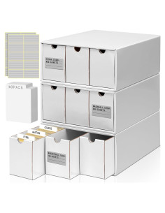 Caja de Almacenamiento Homthy para Cartas con 50 Divisores