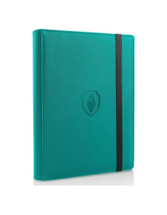 Carpeta de Tarjetas Fabmaker 360 Bolsillos Turquesa