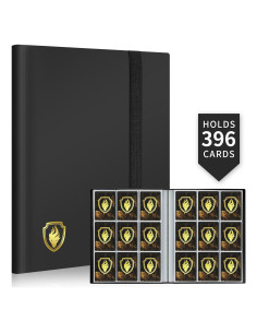 Carpeta de Cartas Fabmaker 396 Bolsillos Negra - Almacenamiento Seguro