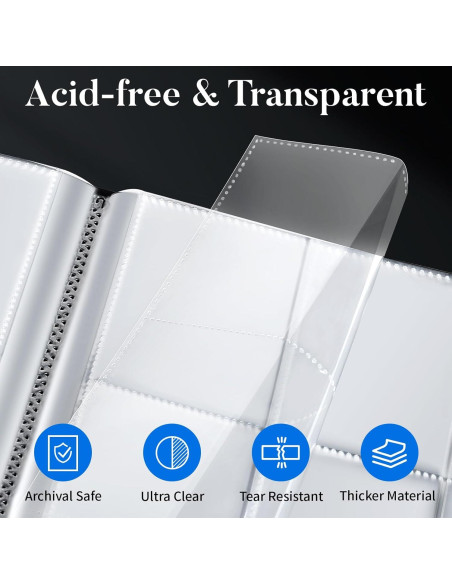 Álbum de Cartas Fabmaker 396 Pocket Carga Lateral Rojo