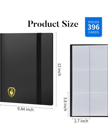 Álbum de Cartas Fabmaker 396 Pocket Carga Lateral Rojo