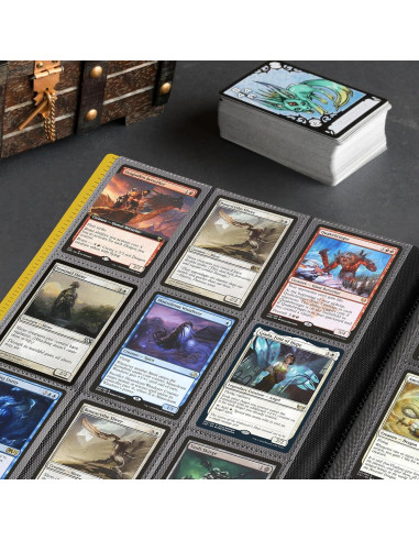 Carpeta de Tarjetas TiopLior 360 Bolsillos Amarilla