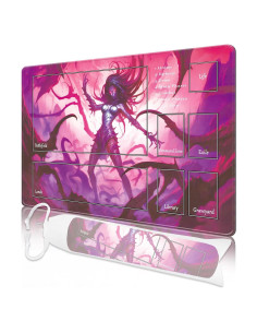 Tapete de Juego MTG Cyaboyibo Batgirl 60x35 cm con Zonas