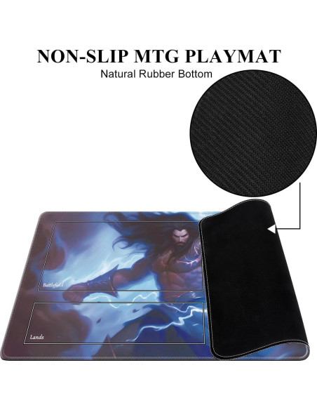 Tapete de Juego MTG Cyaboyibo Rey del Mar 60x35 cm