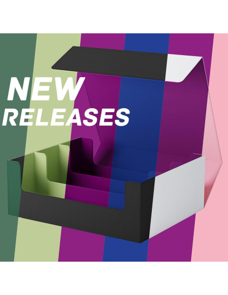 Caja de Almacenamiento de Cartas ZLCA 1800+ Negro y Azul