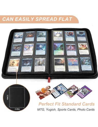 Carpeta de Tarjetas TiopLior 432 Bolsillos Amarillo