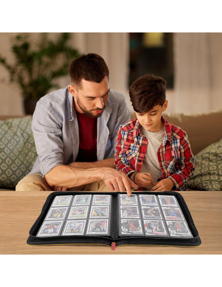 Carpeta de Tarjetas TiopLior 432 Bolsillos Amarillo