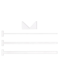 Guía de Encuadernación Acrílica URROMA, 4 Piezas para Scrapbook