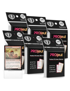 600 Fundas de Cartas Transparentes Proijeut 64x89mm 60 Micrones