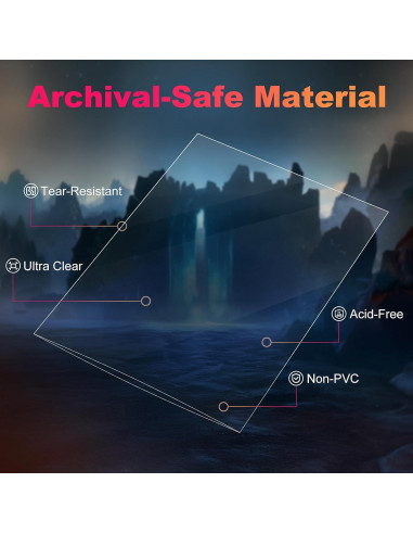 600 Fundas de Cartas Transparentes Proijeut 64x89mm 60 Micrones