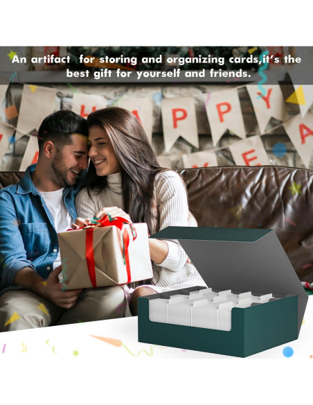 Caja de Almacenamiento de Cartas ZLCA Triple 1800+ Verde