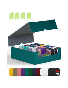 Caja de Almacenamiento de Cartas ZLCA Verde 3000+ Cartas