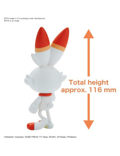 Kit de Modelo Pokémon Scorbunny Bandai Hobby Quick!! 2