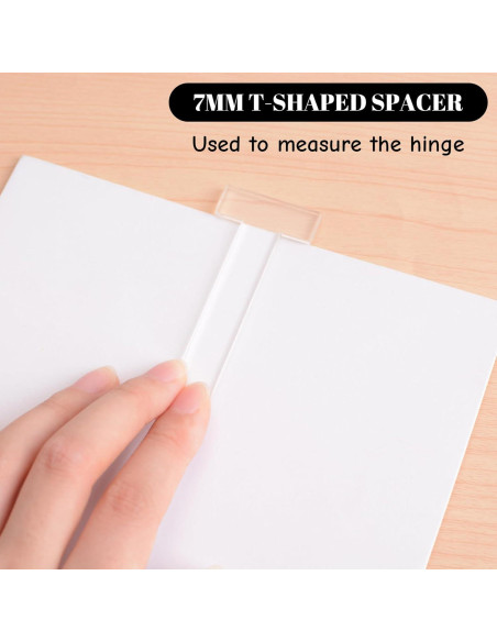 Guía de Encuadernación Acrílica URROMA, 4 Piezas para Scrapbook