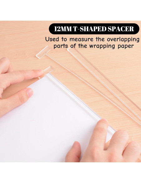 Guía de Encuadernación Acrílica URROMA, 4 Piezas para Scrapbook