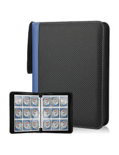 Carpeta de Tarjetas TCGUARD 900 Bolsillos Azul PU