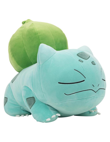 Peluche Bulbasaur Dormido 45.72 cm - Pokémon Oficial Jazwares