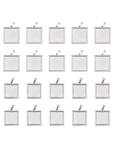 Bandejas Bezel Cuadradas 20x20mm y 25x25mm UNICRAFTALE