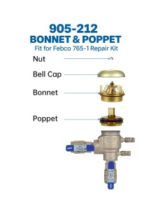Kit de Reparación Febco 765 - Hiimhum - 1" y 1.25" 2