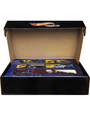 Hot Wheels 6 Autos de Juguete Batman 1:64 Colección