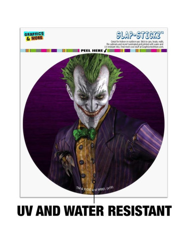 Calcomanía Batman Arkham Asylum 14 cm Vinilo Gráfico