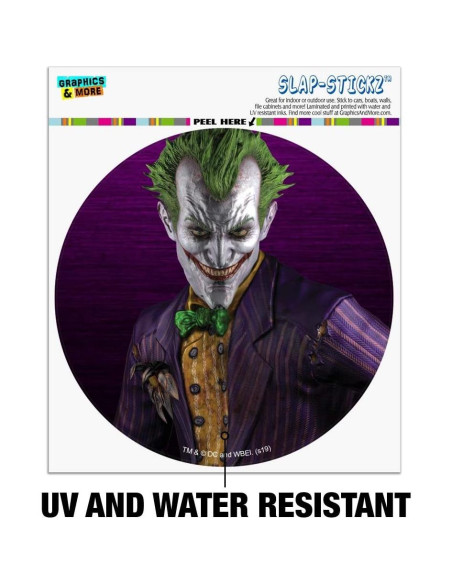 Calcomanía Batman Arkham Asylum 14 cm Vinilo Gráfico
