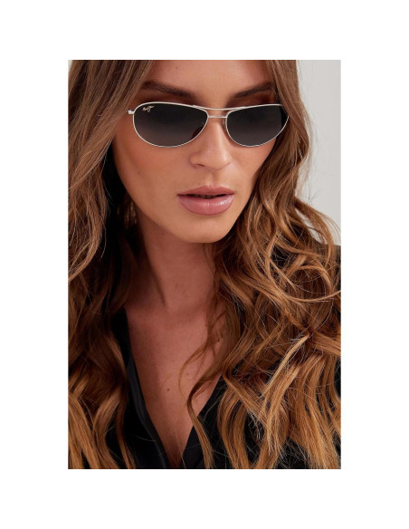 Gafas de sol Maui Jim Baby Beach Polarizadas Plata/Gris