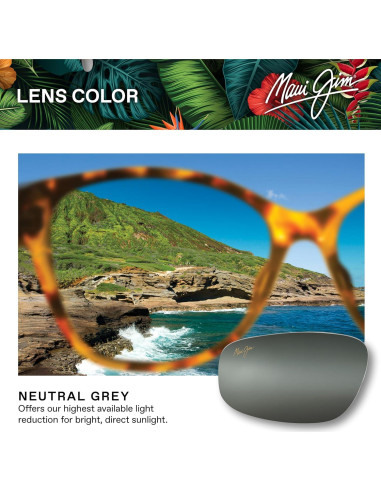 Gafas de sol Maui Jim Baby Beach Polarizadas Plata/Gris