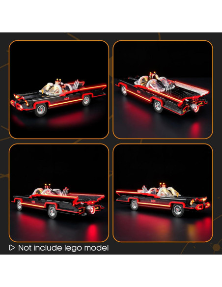 Kit de Iluminación LED LIGHTAILING para Lego 76328 Batmobile