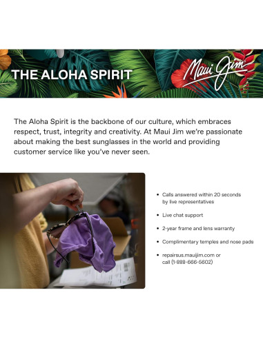 Gafas de sol Maui Jim Baby Beach Polarizadas Plata/Gris