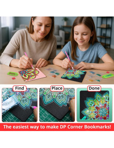 Kit de 6 Marcadores de Arte de Diamante CharySim Loto 6 2