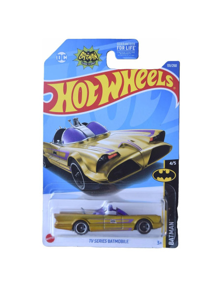 Hot Wheels Coche Juguete Batmóvil Batman 1:64 para Niños Hot Wheels Coche Juguete Batmóvil Batman 1:64 para Niños