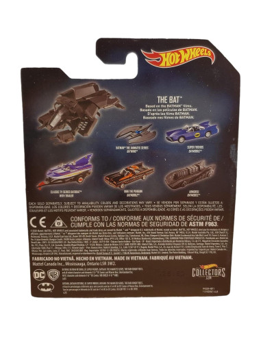 Hot Wheels El Murciélago 1:50 - Caballero Oscuro