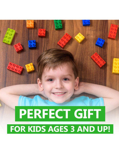 Bloques de Construcción WYSWYG 50 Piezas para Niños 3-5 Años