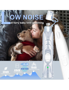 Cortapelos y Cortauñas Inalámbrico KIKETECH 3 en 1 Blanco 2