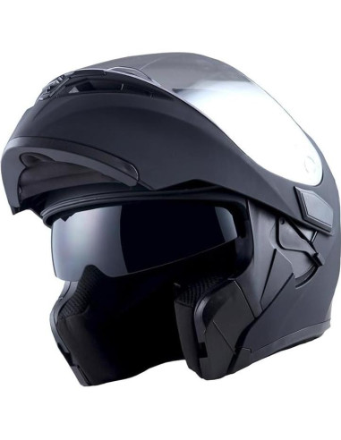 Casco Modular 1Storm HB89 Negro Mate L 57-58 CM