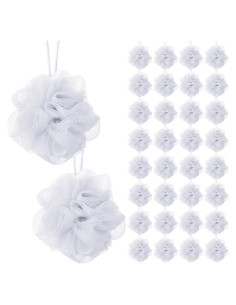 Esponjas de Baño Loofah Sunnyray 200 Pcs Suaves 20g Blancas