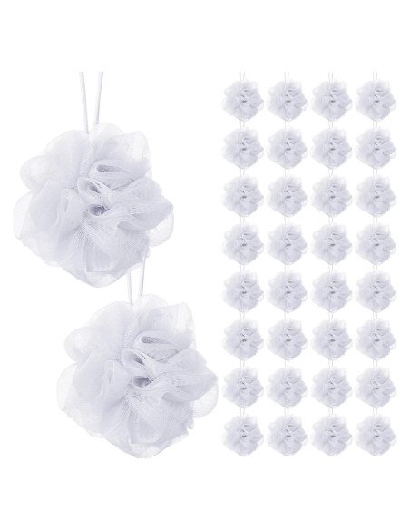 Esponjas de Baño Loofah Sunnyray 200 Pcs Suaves 20g Blancas