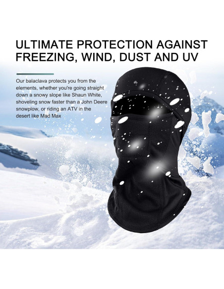 Máscara de Ciclismo Getfay para Otoño e Invierno 39.88x24.13cm