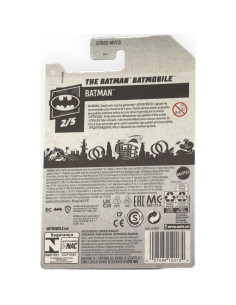 Hot Wheels Batimóvil Batman 1:64 Cromo Mattel 2