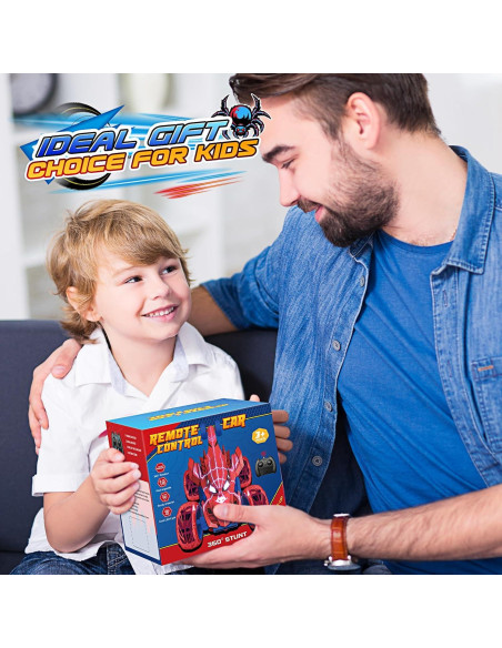 Coche RC Acrobático Diyfrety 360 Control Remoto Rojo Coche RC Acrobático Diyfrety 360 Control Remoto Rojo