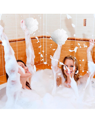 Esponjas de Baño Loofah Sunnyray 200 Pcs Suaves 20g Blancas