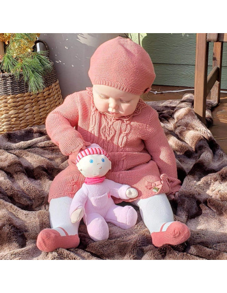 Muñeca Acurrucada Luisa HABA 20cm Lavable para Bebés