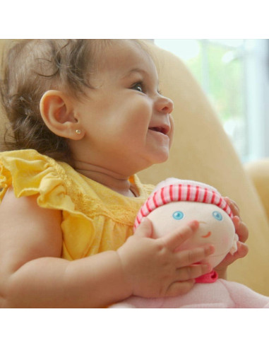 Muñeca Acurrucada Luisa HABA 20cm Lavable para Bebés